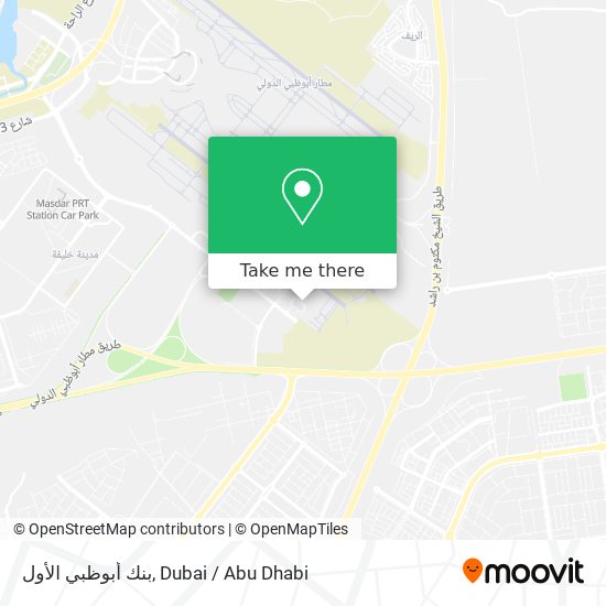 بنك أبوظبي الأول map