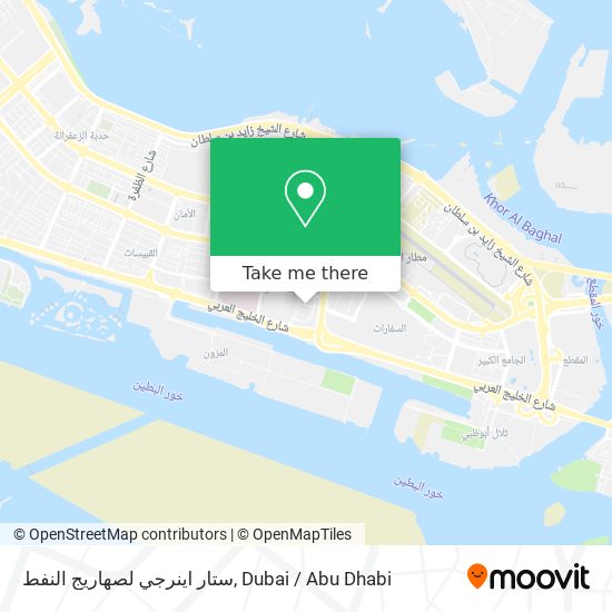 ستار اينرجي لصهاريج النفط map