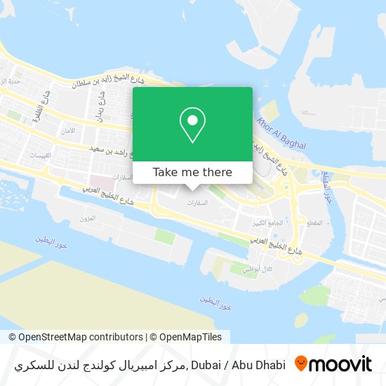 مركز امبيريال كولندج لندن للسكري map