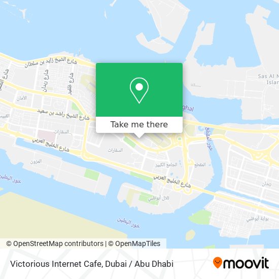 Victorious Internet Cafe map