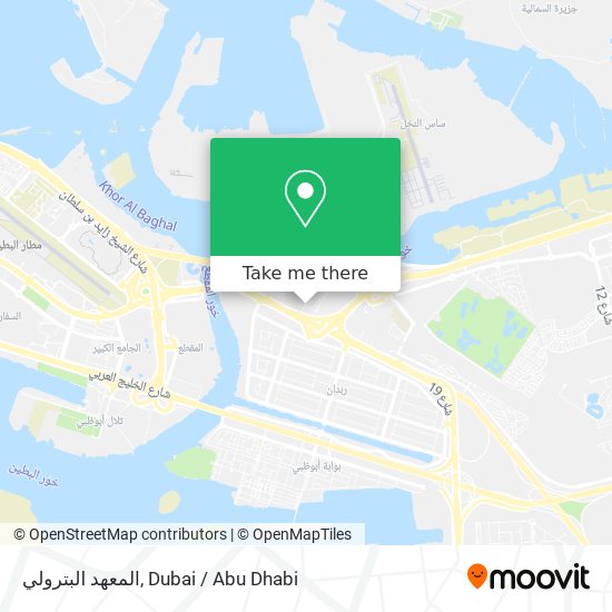 المعهد البترولي map