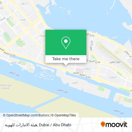 هيئة الامارات للهوية map