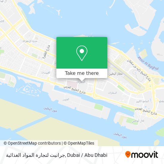 جرانيت لتجارة المواد الغذائية map