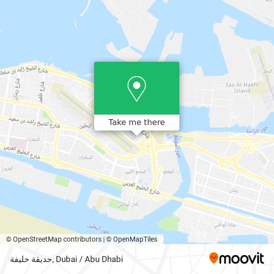 حديقة خليفة map