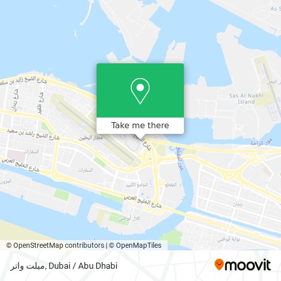 ميلت واتر map