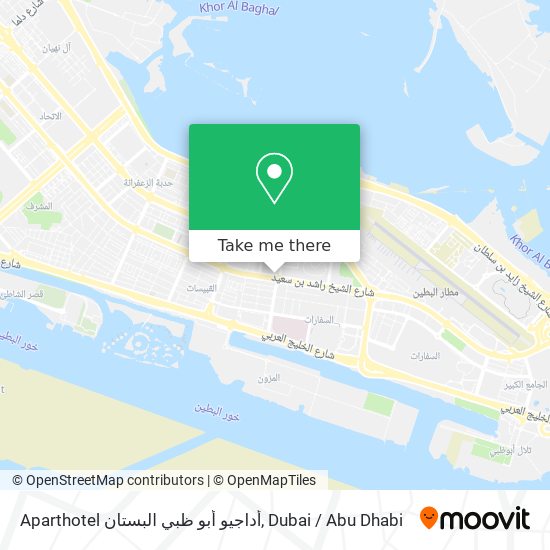 Aparthotel أداجيو أبو ظبي البستان map