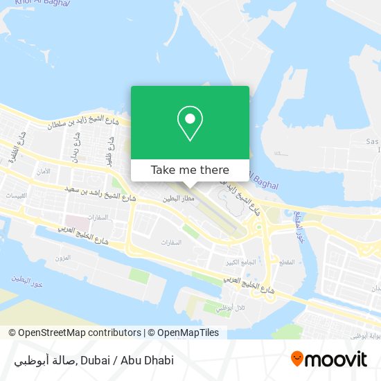صالة أبوظبي map