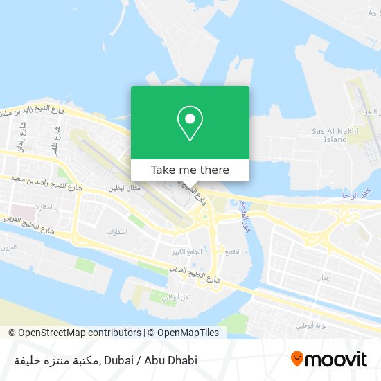 مكتبة منتزه خليفة map