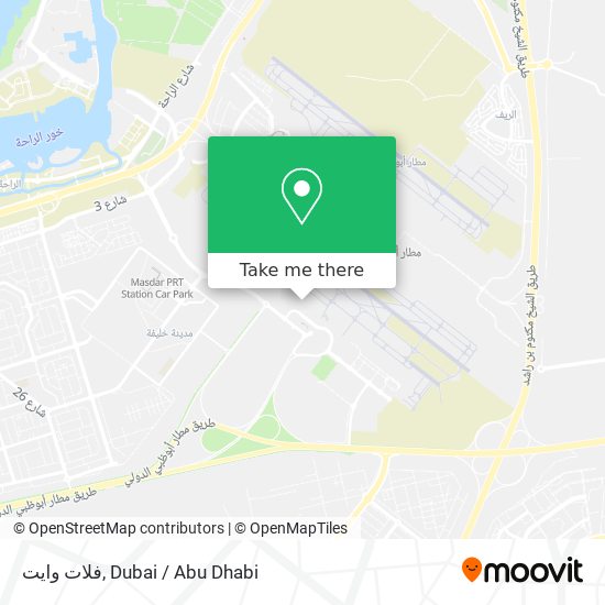 فلات وايت map