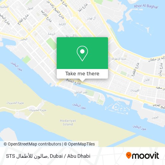 STS صالون للأطفال map