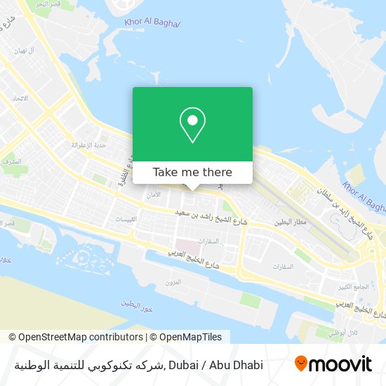 شركه تكنوكوبي للتنمية الوطنية map