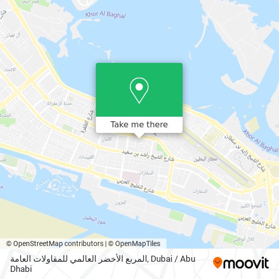 المربع الأخضر العالمي للمقاولات العامة map