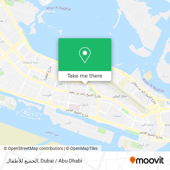 الجميع للأطفال map