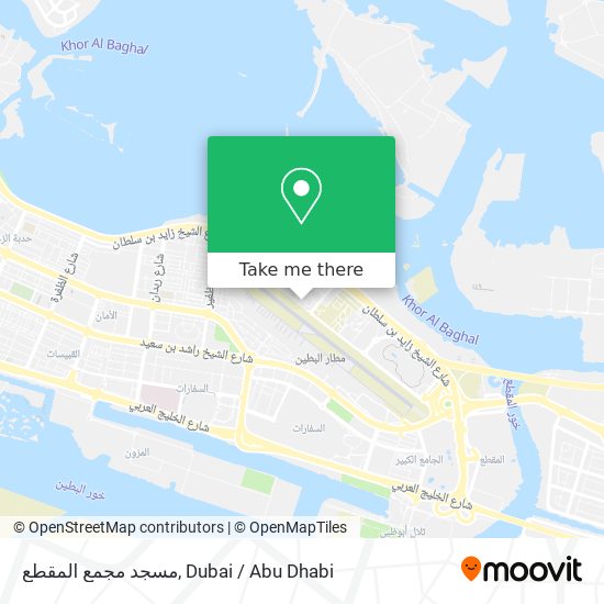 مسجد مجمع المقطع map