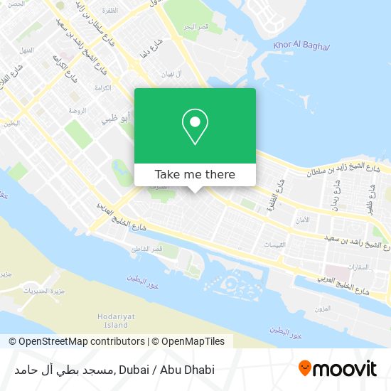 مسجد بطي أل حامد map