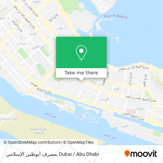 مصرف أبوظبي الإسلامي map