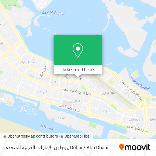 يوجاون الإمارات العربية المتحدة map