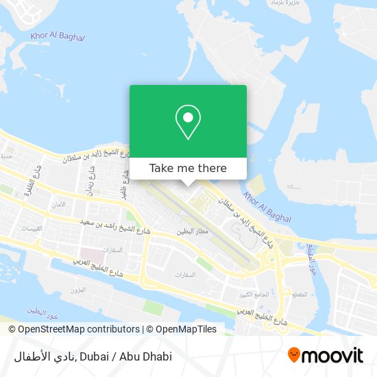 نادي الأطفال map