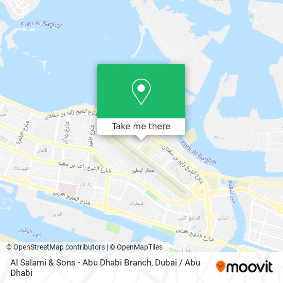 Al Salami & Sons - Abu Dhabi Branch map