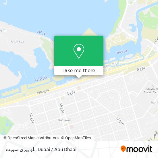 بلو بيري سويت map