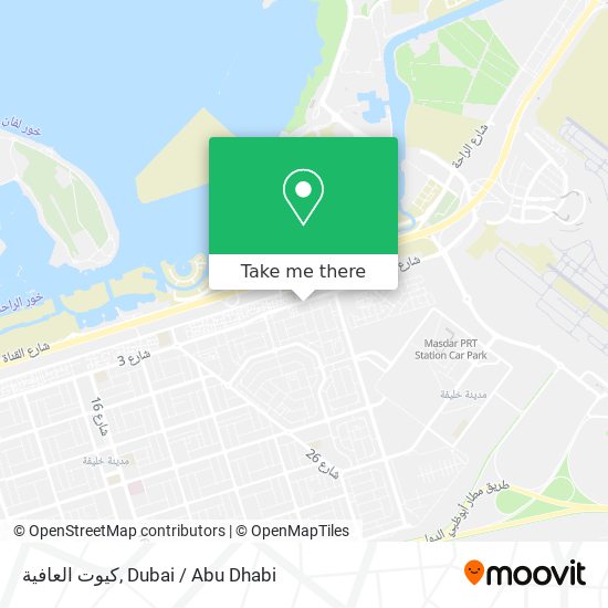 كيوت العافية map