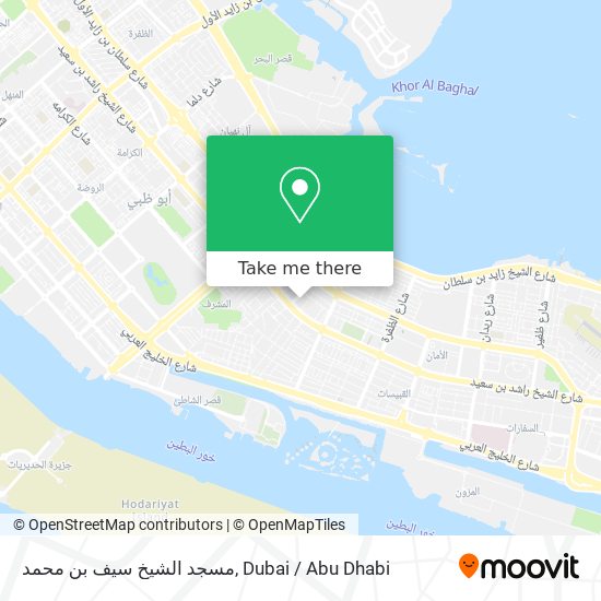 مسجد الشيخ سيف بن محمد map