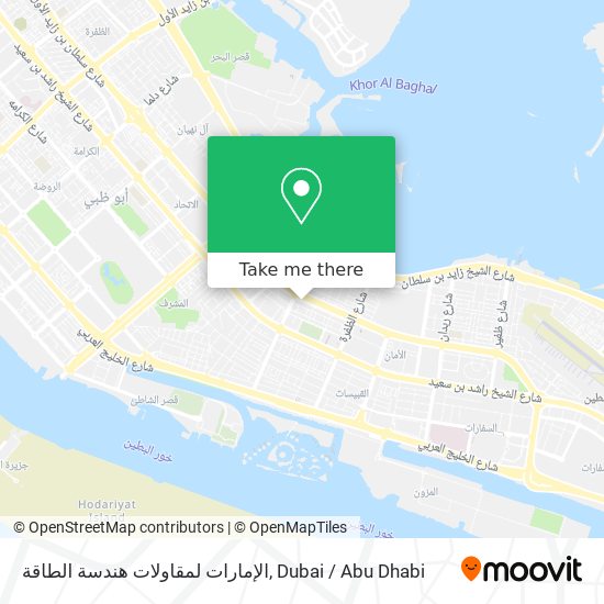 الإمارات لمقاولات هندسة الطاقة map