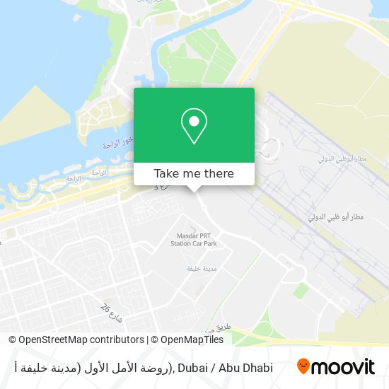 روضة الأمل الأول (مدينة خليفة أ) map