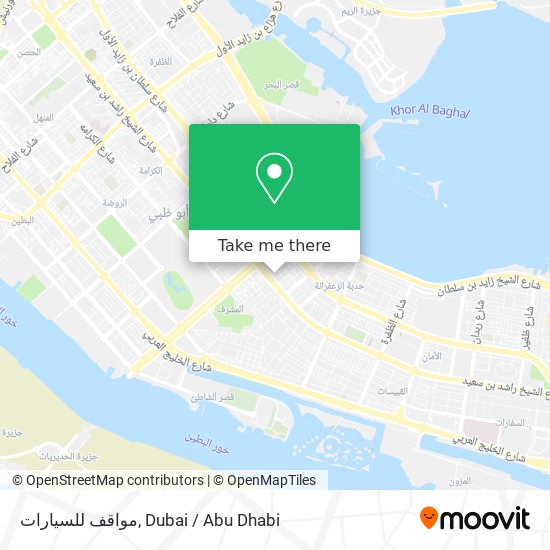 مواقف للسيارات map