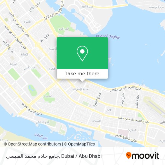 جامع خادم محمد القبيسي map