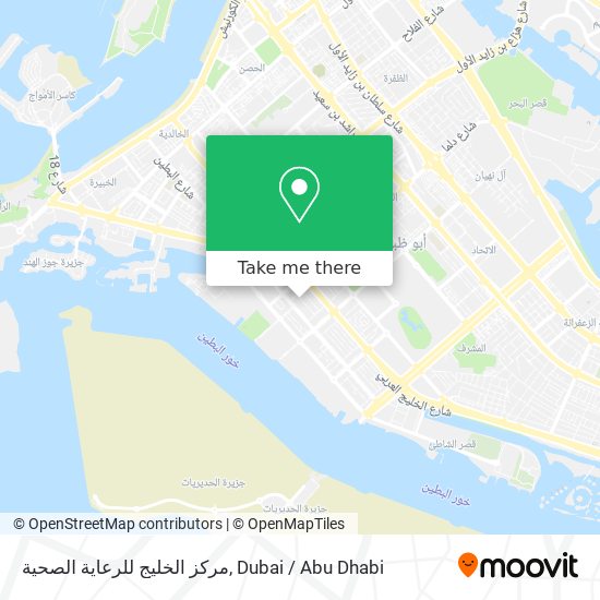 مركز الخليج للرعاية الصحية map