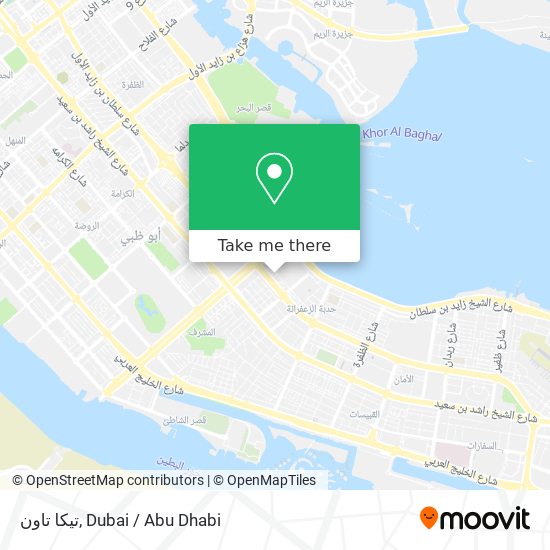 تيكا تاون map