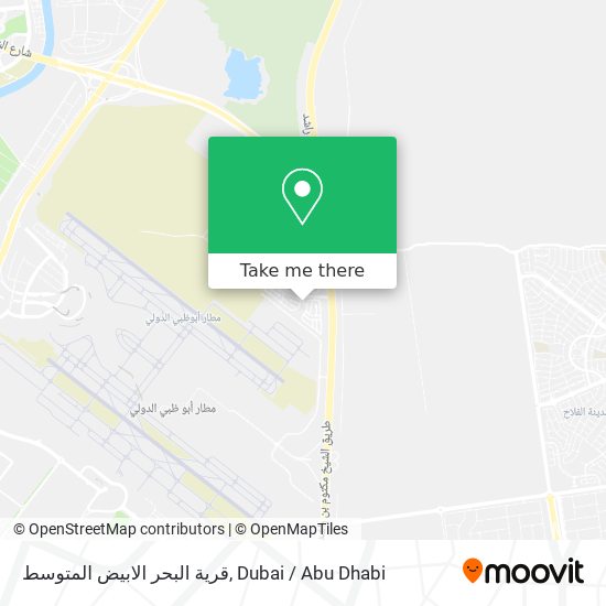 قرية البحر الابيض المتوسط map