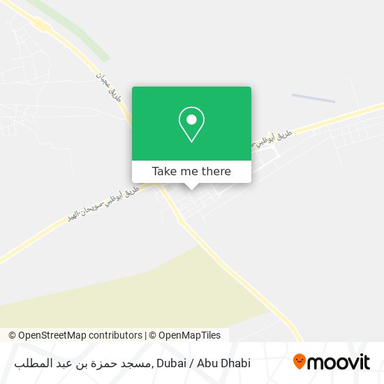 مسجد حمزة بن عبد المطلب map