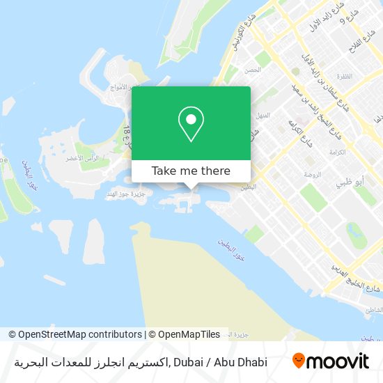 اكستريم انجلرز للمعدات البحرية map