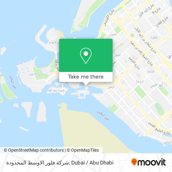 شركة فلور الاوسط المحدودة map