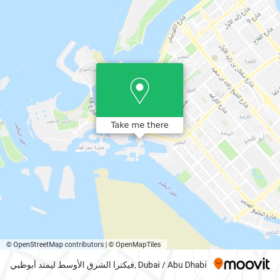 فيكترا الشرق الأوسط ليمتد أبوظبي map