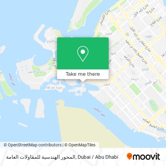 المحور الهندسية للمقاولات العامة map