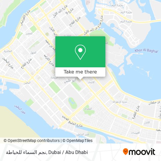 نجم السماء للخياطة map