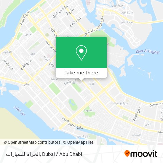 الخرام للسيارات map