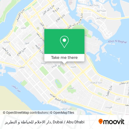 دار الاحلام للخياطة و التطريز map