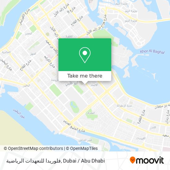 فلوريدا للتعهدات الرياضية map