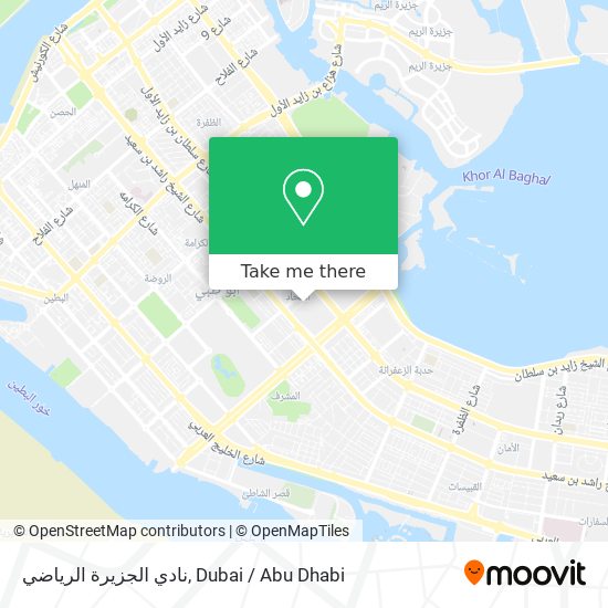 نادي الجزيرة الرياضي map