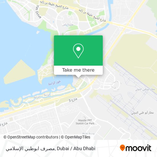 مصرف ابوظبي الإسلامي map