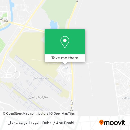 القرية العربية مدخل 1 map