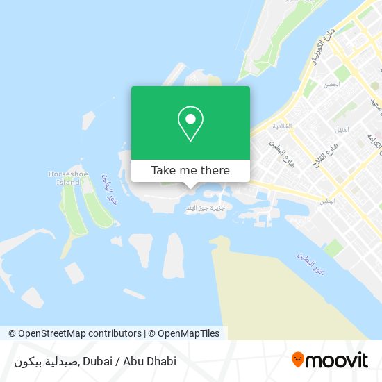 صيدلية بيكون map