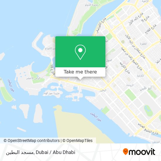 مسجد البطين map