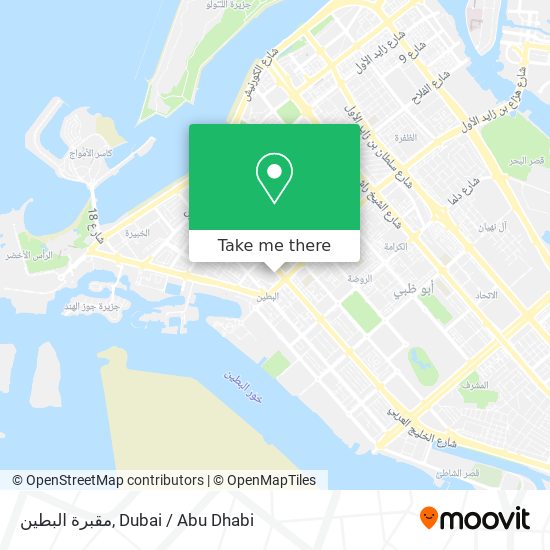 مقبرة البطين map