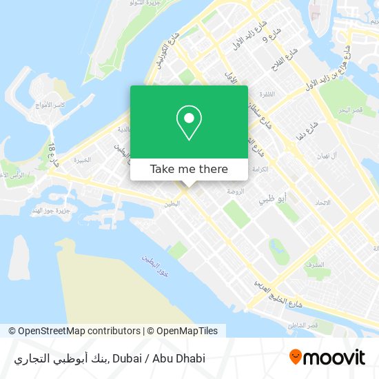 بنك أبوظبي التجاري map