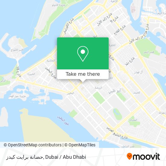 حضانة برايت كيدز map